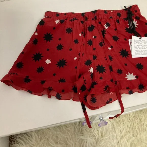 RED Valentino printed silk shorts - Picture 4 of 13